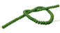 Synthetic Stone Beads 8x5 MM (1 String, 75 Beads) Rondelle Hole 1 MM Green 15 Inch For Jewellery Making [ac-bds-00090-m2]