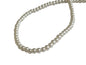 Plastic Imitation Glass Pearl Beads 3 MM (1 String, 210 Beads) Round Hole 1 MM White 31 Inch For Jewellery Making [ac-bds-00103-m1]