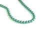 Plastic Imitation Glass Pearl Beads 8 MM (1 String, 100 Beads) Round Hole 1 MM Cyan Blue (Light) 31 Inch For Jewellery Making [ac-bds-00106-m2]