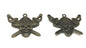Jewelry Mini Pendant Alloy Craft Charms 43x34x5xmm Skull Antique Bronze Color (Pack of 4 pieces) [ac-charm-00001-m102]
