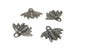Jewelry Mini Pendant Alloy Charms 21x16x3xmm Bee Antique Silver Color (Pack of 10 pieces) [ac-charm-00001-m37]