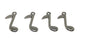 Jewelry Mini Pendant Alloy Charms 24x15x3xmm Music Note Antique Silver Color (Pack of 10 pieces) [ac-charm-00001-m39]