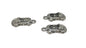 Jewelry Mini Pendant Alloy Craft Charms 19x8x6xmm Car Antique Silver Color (Pack of 10 pieces) [ac-charm-00001-m57]