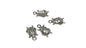 Jewelry Mini Pendant Alloy Craft Charms 17x11x4xmm Lady Bug Antique Silver Color (Pack of 10 pieces) [ac-charm-00001-m58]