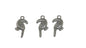 Jewelry Mini Pendant Alloy Craft Charms 25x11x3xmm Parrot Bird Antique Silver Color (Pack of 4 pieces) [ac-charm-00001-m60]