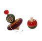 Vintage Kids Hand Spinning Wooden Tops Toys (Set of 2) Reversible Spinning Top And Spinner With String [ac-gmetoy-00003-combo3]