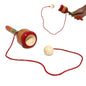 Wooden Ball Catcher Fun Toys (1 Piece, Random Color) 7x2 Inch For Kids Gifts [ac-gmetoy-00009-m2]
