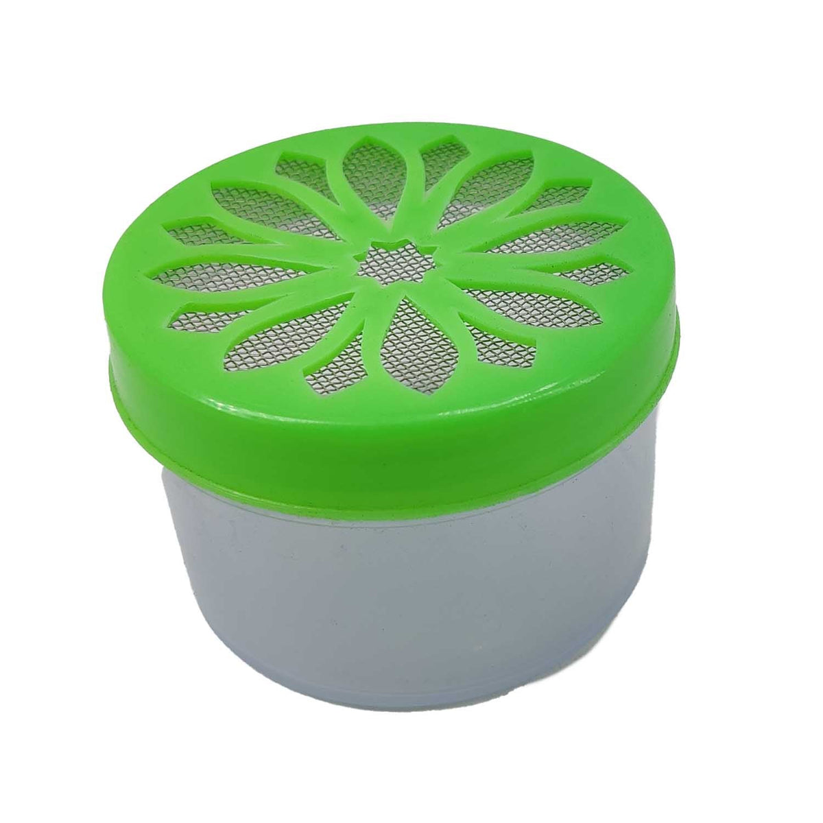 Plastic Rangoli Powder Sand Sprinkler (1 Piece) Box Container 2x1.5 Inch Assorted Color [ac-homektchn-00004-m3]