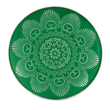 Rangoli Stencils (12 Inch, Pack of 4 Pieces) Random Assorted Designs For Sand Powder Indian Art Kolam Festival Decoration [ac-homektchn-00006-m3]