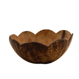 Coconut Shell Handmade Incense Stick Holder Bowl (Pack of 1) 4x2 Inch [ac-homektchn-00010-m1]