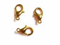 Metal Alloy Lobster Claw Clasps (Pack of 10 pieces) 12x6mm Gold Color For Jewellery Making [ac-jwlsupp-00003-m4]