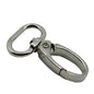 Alloy Lobster Clasps 360 Degree Swivel Snap Hook (4 Pieces) 45x25x8 MM Antique Silver Color For Key Chain and Bag Making [ac-jwlsupp-00007-m4]