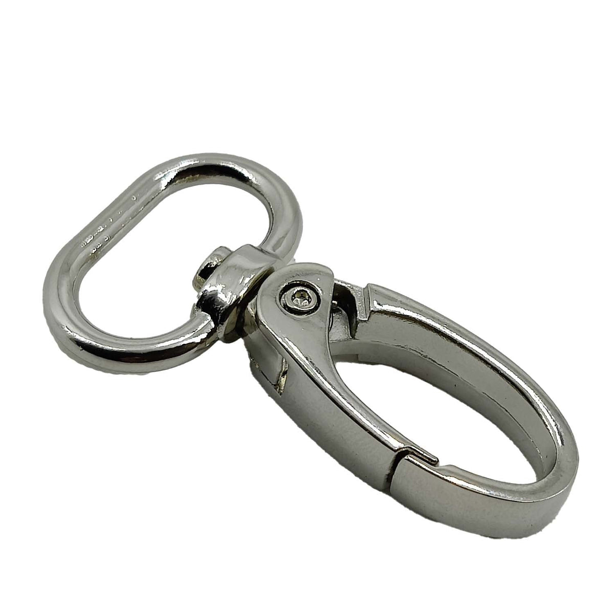 Alloy Lobster Clasps 360 Degree Swivel Snap Hook (4 Pieces) 45x25x8 MM Antique Silver Color For Key Chain and Bag Making [ac-jwlsupp-00007-m4]