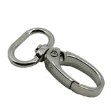 Alloy Lobster Clasps 360 Degree Swivel Snap Hook (4 Pieces) 45x25x8 MM Antique Silver Color For Key Chain and Bag Making [ac-jwlsupp-00007-m4]