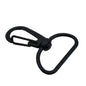 Alloy Lobster Clasps 360 Degree Swivel Snap Hook (4 Pieces) 38x30x5 MM Black For Key Chain and Bag Making [ac-jwlsupp-00007-m5]