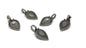 Metal Alloy Pendant Bails (Pack of 10 pieces) 18x9 mm Flat Drop Antique Silver Color For Jewellery Making  [ac-jwlsupp-00009-m4]