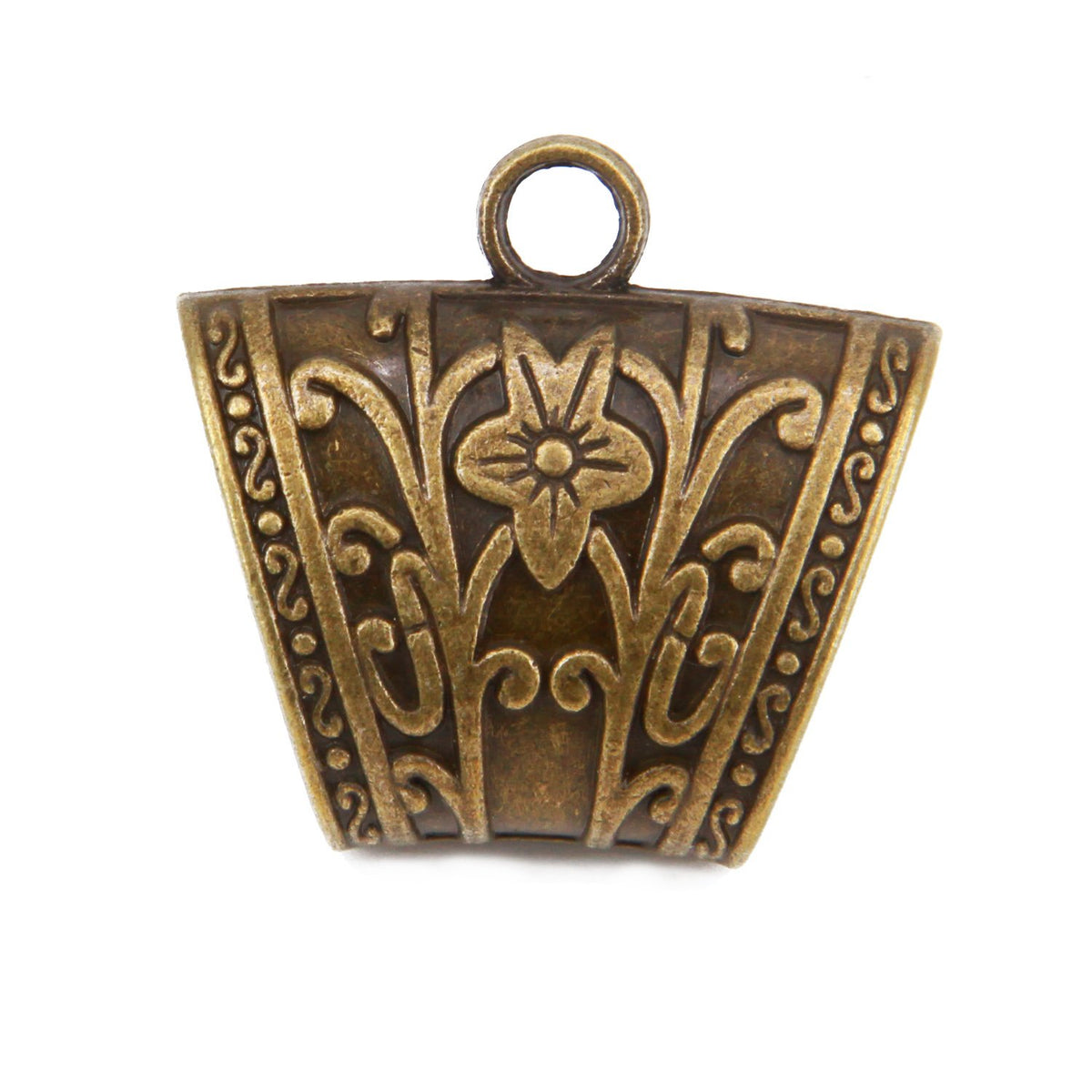 Pendant Scarf Bails Metal Alloy For Shawl Stoles (Sold as 1 piece) 39x37x18xmm Curved Antique Bronze Color For Jewellery Making [ac-jwlsupp-00009-m5]