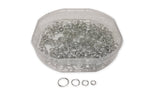 Metal Iron Jump Rings Mixed Sizes Round Silver Color (Pack of 25 grams, 275+ pieces) For Jewellery Making Crafts [ac-jwlsupp-00015-m1-mix1]