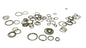 Metal Iron Jump Rings Mixed Sizes Round Antique Bronze Color (Pack of 25 grams, 275+ pieces) For Jewellery Making Crafts [ac-jwlsupp-00015-m3-mix1]