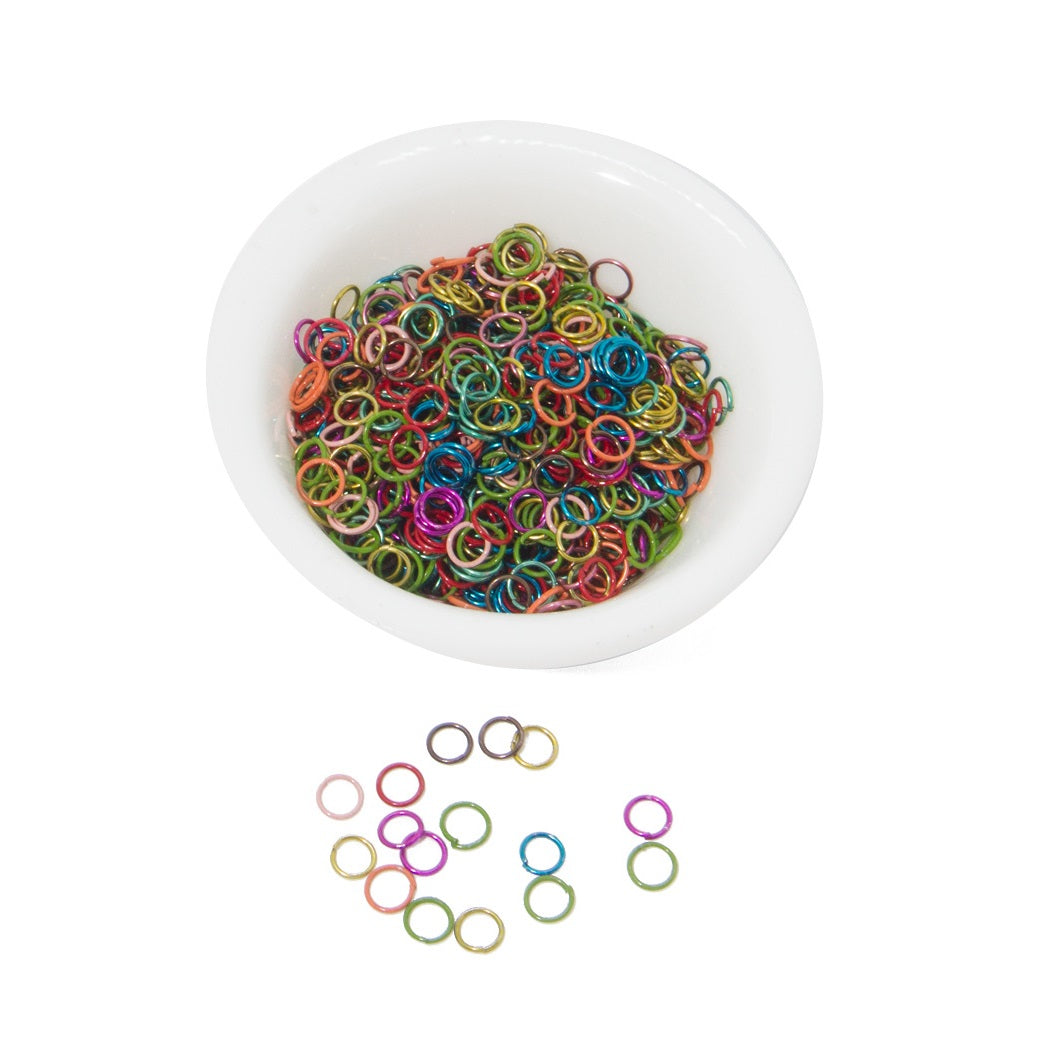 Colored Metal Jump Rings 6x0.8 MM For Jewellery Making Crafts [ac-jwlsupp-00016-m1]