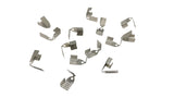 Iron Folding Cord End Guards 11x6x5 mm Rectangle Silver Color (Pack of 5 Grams, 25 pieces) For Jewellery Making [ac-jwlsupp-00022-m2]
