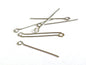 Iron Eye Pins 50x0.7mm Silver Color (10 Grams, 45 Pins) For Jewellery Making Crafts [ac-jwlsupp-00024-m1-sub1]