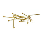 Iron Head Pins 50x0.7mm Gold Color (10 Grams, 45 pins) For Jewellery Making Crafts [ac-jwlsupp-00026-m2-sub1]