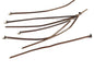 Iron Head Pins 50x0.7mm Antique Copper Color (10 Grams, 55 pins) For Jewellery Making Crafts [ac-jwlsupp-00026-m4-sub1]