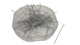 Tarnish Resistant Stainless Steel Head Pins 50x0.7mm Silver Color (10 grams, 65 Pins Approx) [ac-jwlsupp-00027-m1-sub1]