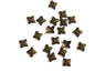 Metal Alloy Bead Caps 5.5mm (5 Grams, 45 Pieces) Flower Antique Bronze Color For Jewellery Making [ac-jwlsupp-00028-m6]