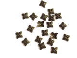 Metal Alloy Bead Caps 5.5mm (5 Grams, 45 Pieces) Flower Antique Bronze Color For Jewellery Making [ac-jwlsupp-00028-m6]