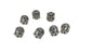 Metal Alloy Bead Spacers 11x9x8xmm Buddha Antique Silver Color (10 Pieces) For Jewellery Making [ac-jwlsupp-00031-m13]