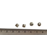 Metal Alloy Bead Spacers 7x6mm Bicone Antique Silver Color (10 Grams, 20 Pieces) For Jewellery Making [ac-jwlsupp-00031-m1]
