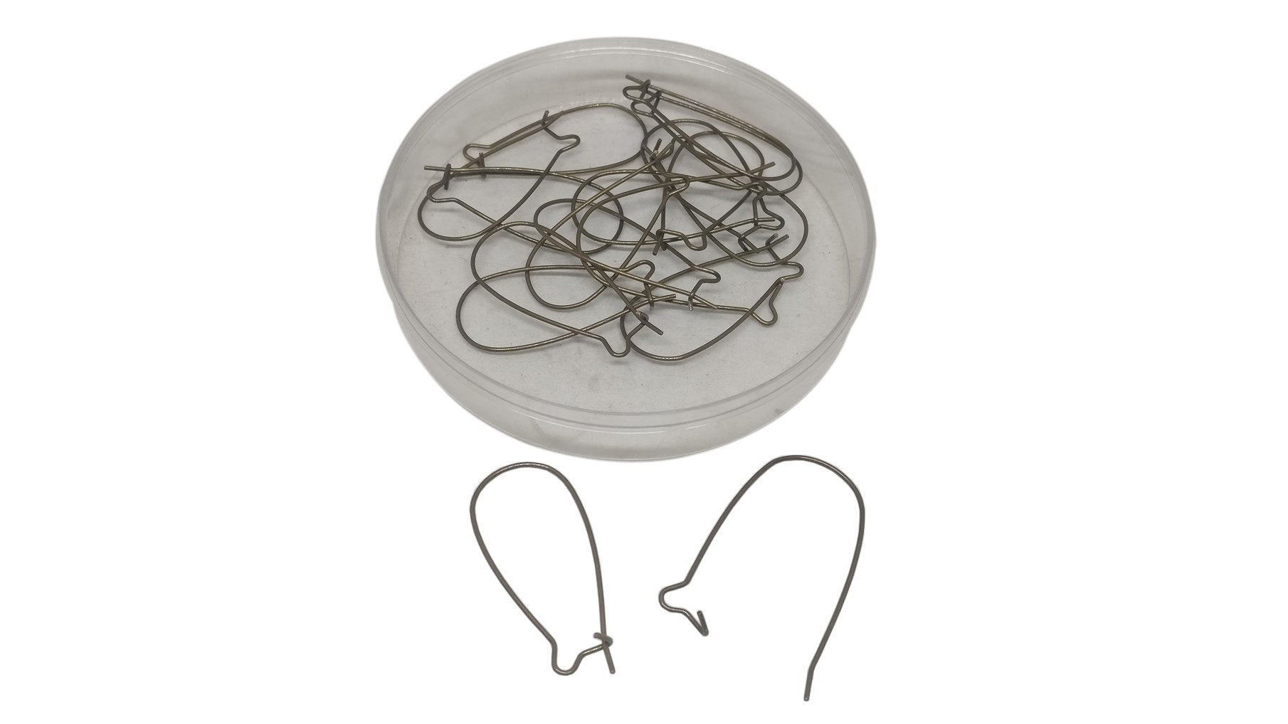 Kidney Ear Hooks 33x14 MM Antique Bronze Color (Pack of 10 Pieces) For Earring Jewellery Making [ac-jwlsupp-00033-m7]