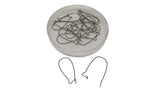 Kidney Ear Hooks 33x14 MM Antique Bronze Color (Pack of 10 Pieces) For Earring Jewellery Making [ac-jwlsupp-00033-m7]