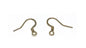 Tarnish Resistant 304-Stainless Steel Earring Hooks (10 Pieces) 17x15x2 mm Gold Color For Jewellery Making  [ac-jwlsupp-00034-m2]
