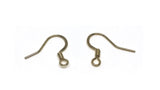 Tarnish Resistant 304-Stainless Steel Earring Hooks (10 Pieces) 17x15x2 mm Gold Color For Jewellery Making  [ac-jwlsupp-00034-m2]