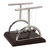 Newtons Cradle Pendulum Balance Balls With Alloy and Plastic Base For Physics Science Desk Gifts Decoration Toy 14x13x11cm [ac-lfstylnaccs-00004-m1]