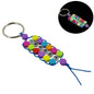 Glow In The Dark Personalized Name Customized Keychains Multicolor Beads [ac-lfstylnaccs-00012-m11]