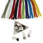 Size 5 Nylon Sewing Zippers 1.38 Inch (10 Colors, Each Color 2 Meters Zippers + 10 Pieces Runners) For Making Bags And Zip Accessories Utilities [ac-sewsupp-00002-combo18]