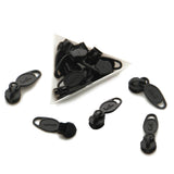 Zip Slide Runners Size 5 (Pack of 25 pieces) Sewing Zipper Fasteners Pullers 29x11x1.3 MM PVC Plastic Black [ac-sewsupp-00004-m1]