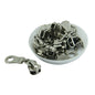 Size 5 Steel Zip Slide Raincoat Runners (10 Pieces) Zipper Fasteners Pullers For Accessories Utilities [ac-sewsupp-00004-m12]