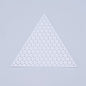 Embroidery Canvas Mesh Plastic Sheets 3 Inch (1 Piece) Hole 4x4mm Triangle White For Cross Stitching DIY Sewing Knitting Crochet Crafts [ac-sewsupp-00006-m12]