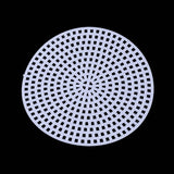 Embroidery Canvas Mesh Plastic Sheets 4.5 Inch (1 Piece) Round White For Cross Stitching DIY Sewing Knitting Crochet Crafts [ac-sewsupp-00006-m15]