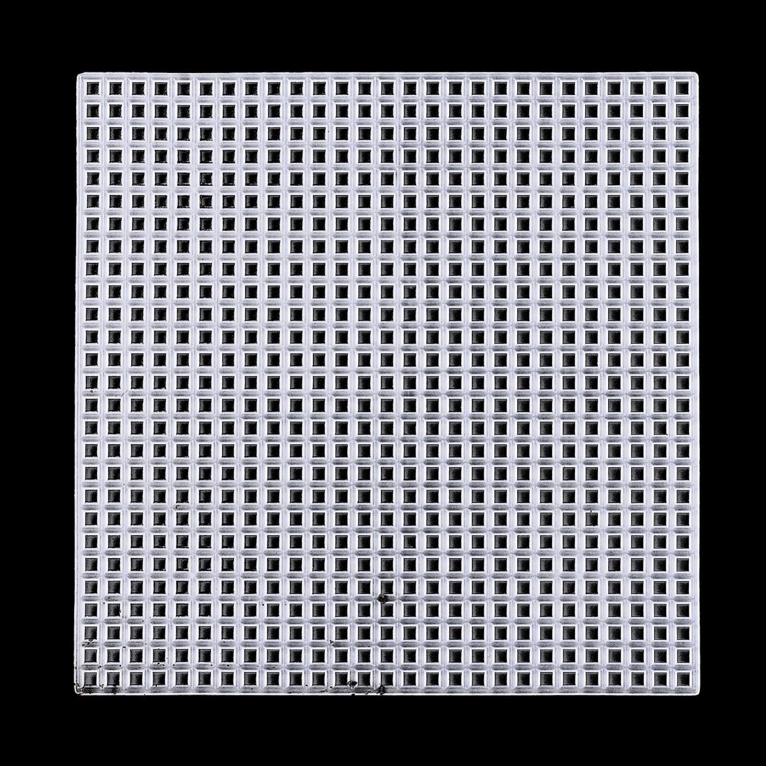 Embroidery Canvas Mesh Plastic Sheets 4.5x4.5 Inch (1 Piece) Square White For Cross Stitching DIY Sewing Knitting Crochet Crafts [ac-sewsupp-00006-m19]