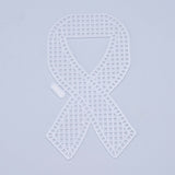 Embroidery Canvas Mesh Plastic Sheets 4.5x2.5 Inch (1 Piece) Hole 4x4mm Bowknot White For Cross Stitching DIY Knitting Crochet Crafts [ac-sewsupp-00006-m7]