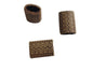 Designer Jewellery Beads Acrylic 15x10x7xmm Rectangle Wooden Color (Pack Of 10 Pieces) (#Ot52)