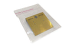 Plastic Earring Display Card Strips 1.5inch (3.8CM) With Self Seal Covers Rectangle Gold Color (Pack of 20 pieces) [jefs-dispcrdtool-00001-m1combo]