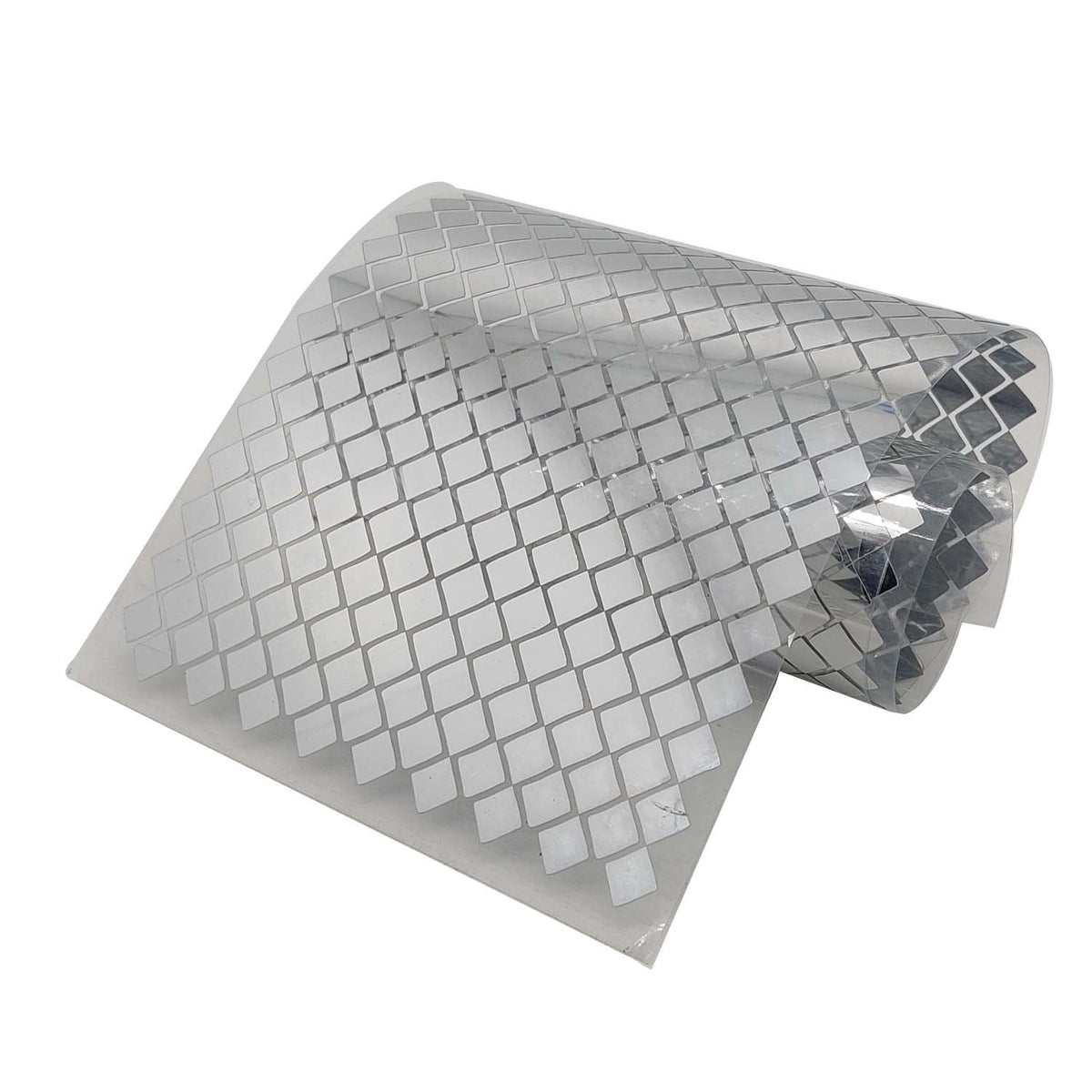 Plastic Foil Stickers 7x7 MM Square (1 Sheet, 800+ Pieces) Silver Color For Packing Coding Identification Markers [jefs-dispcrdtool-00005-m4]
