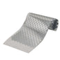 Plastic Foil Stickers 12x8 MM Rhombus (1 Sheet, 600+ Pieces) Silver Color For Packing Coding Identification Markers [jefs-dispcrdtool-00005-m6]